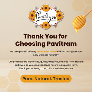 Thank You for Choosing Pavitram Pure Natural Trusted Saffron Honey - Pavitra Enterprises