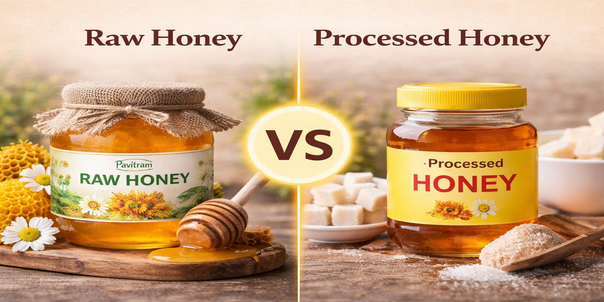 raw honey vs processed honey