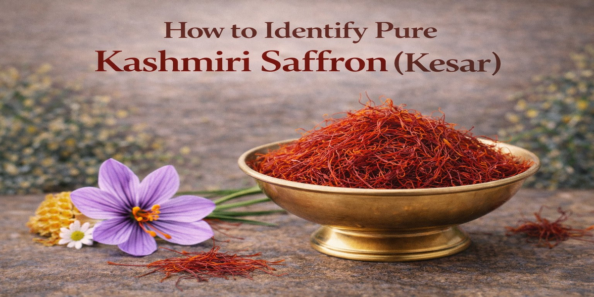 how to identify pure kashmiri saffron