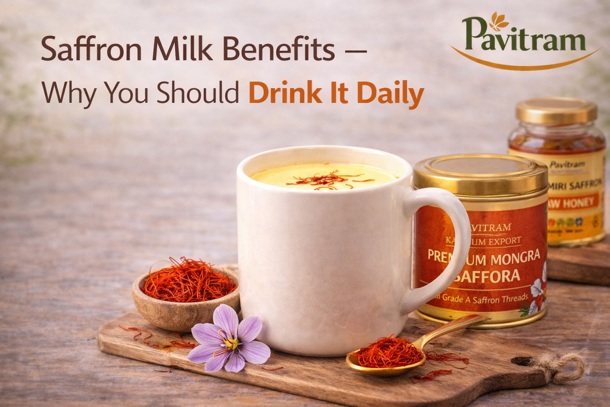 saffron milk benefits
