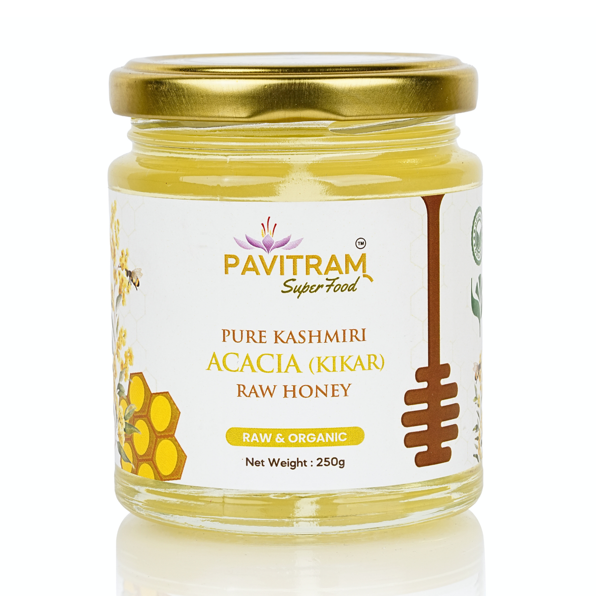 Raw Kashmiri Kikar Honey