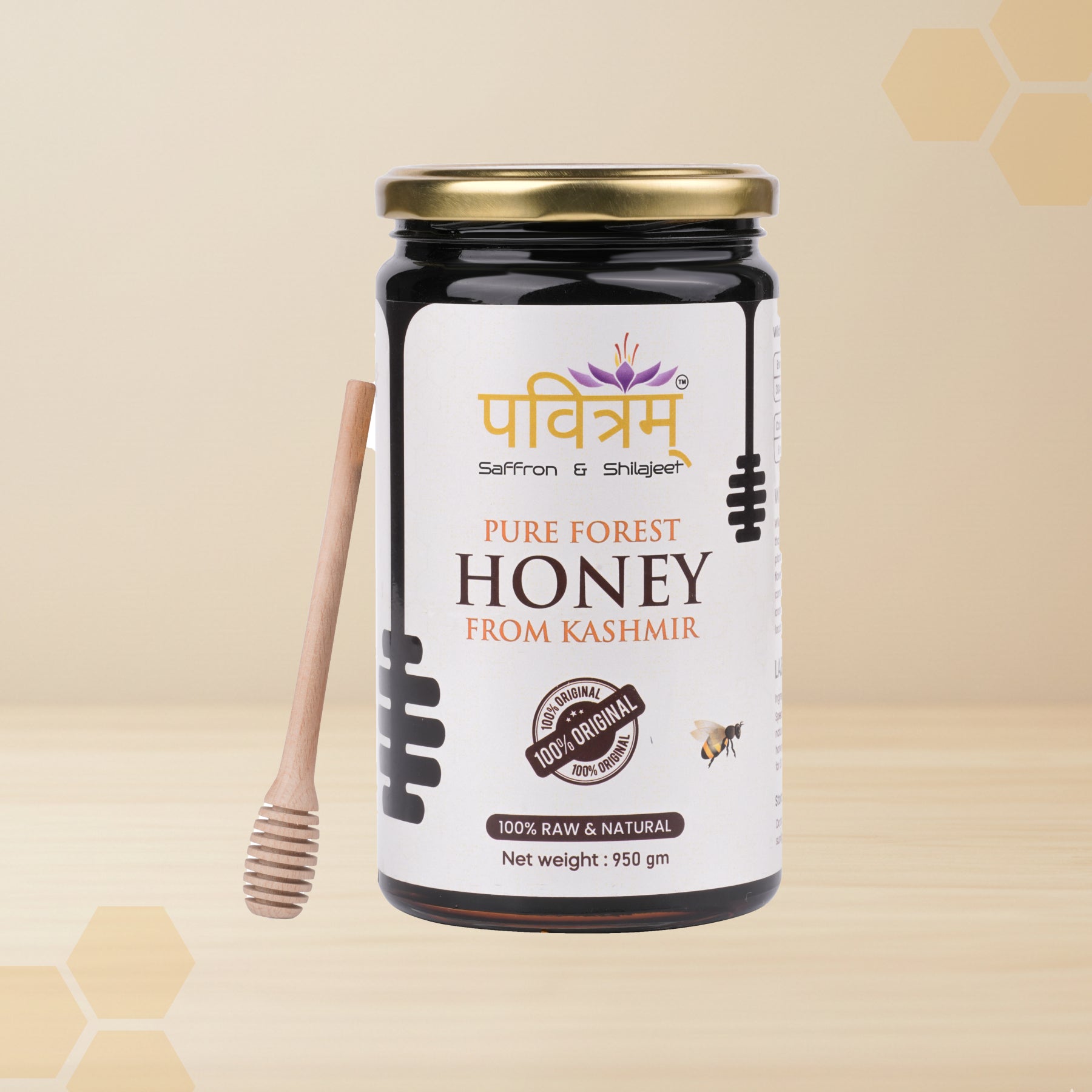 Pure Kashmiri Forest Raw Honey