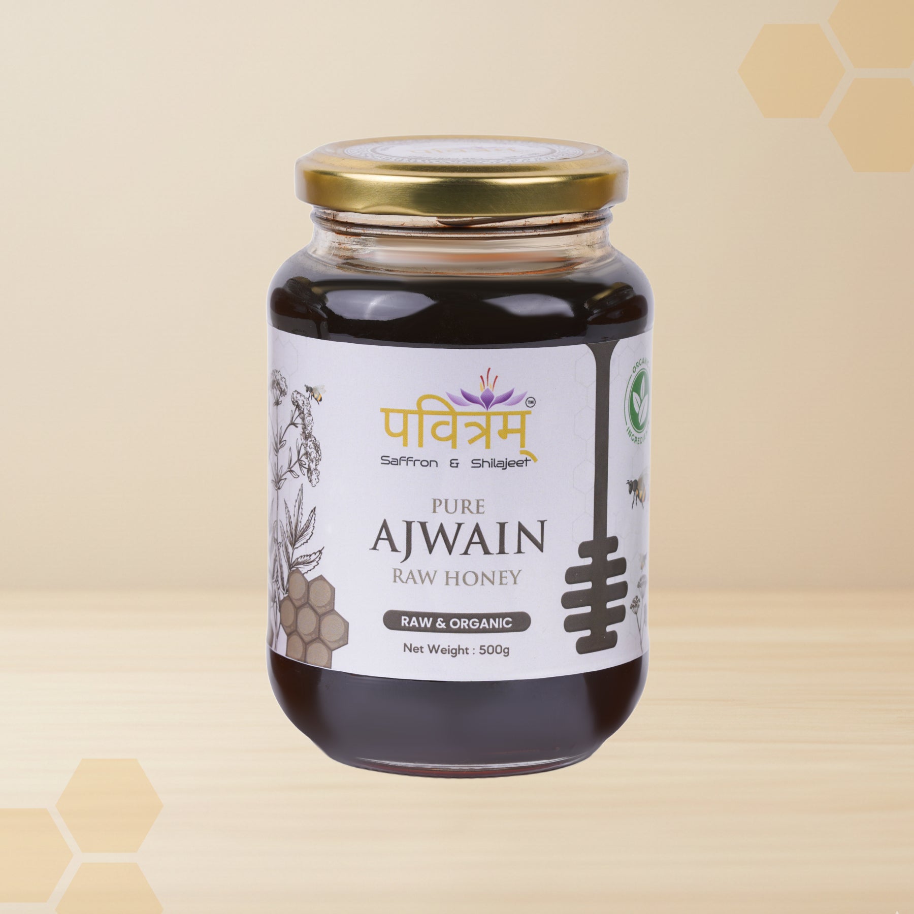 Pure Ajwain Raw Honey 950g