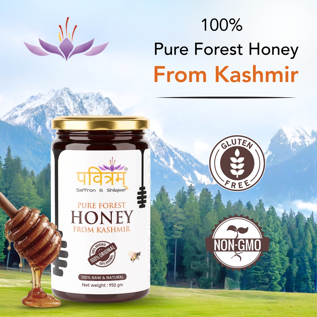 Kashmiri Black Forest Honey