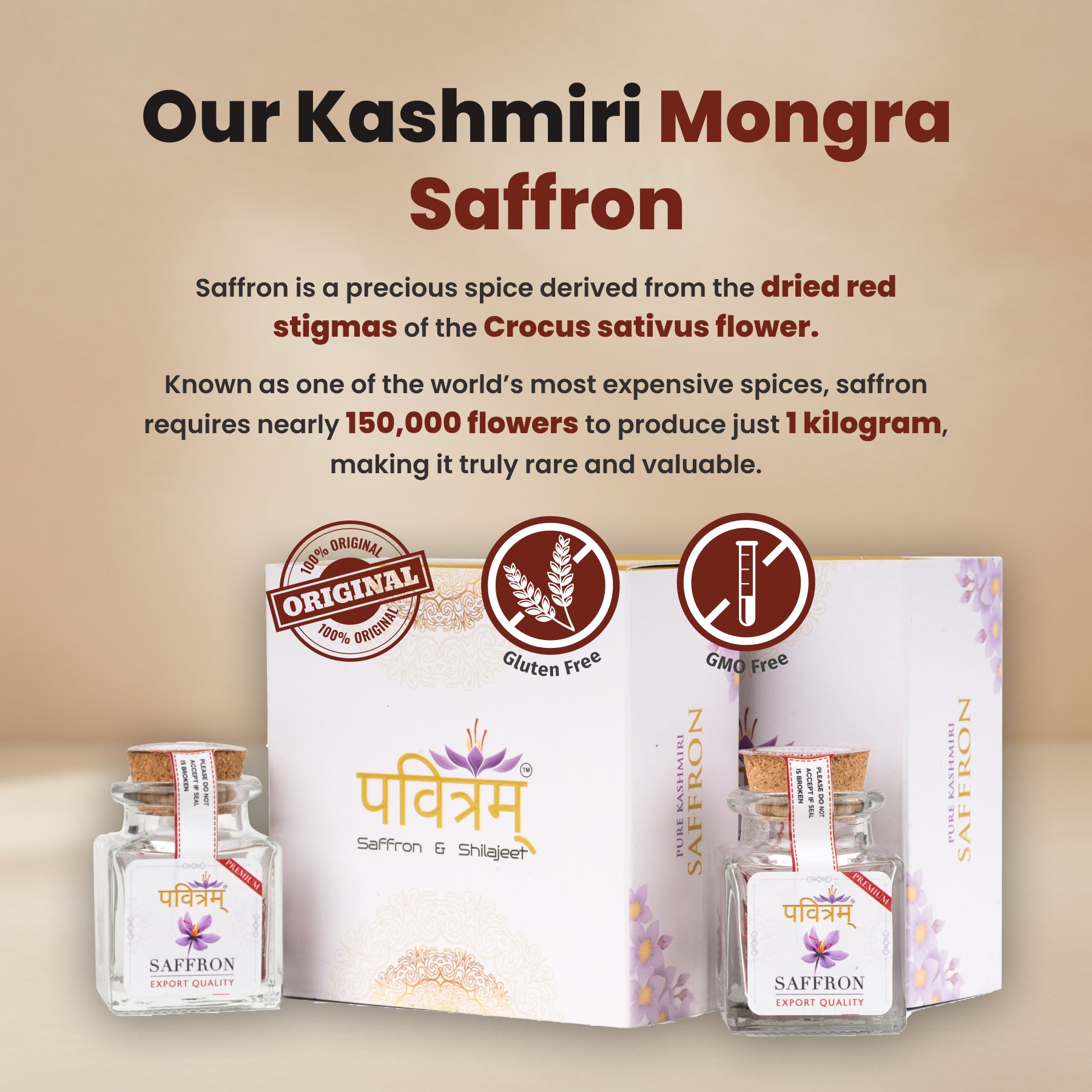 Export Mongra Saffron Grade 'A'