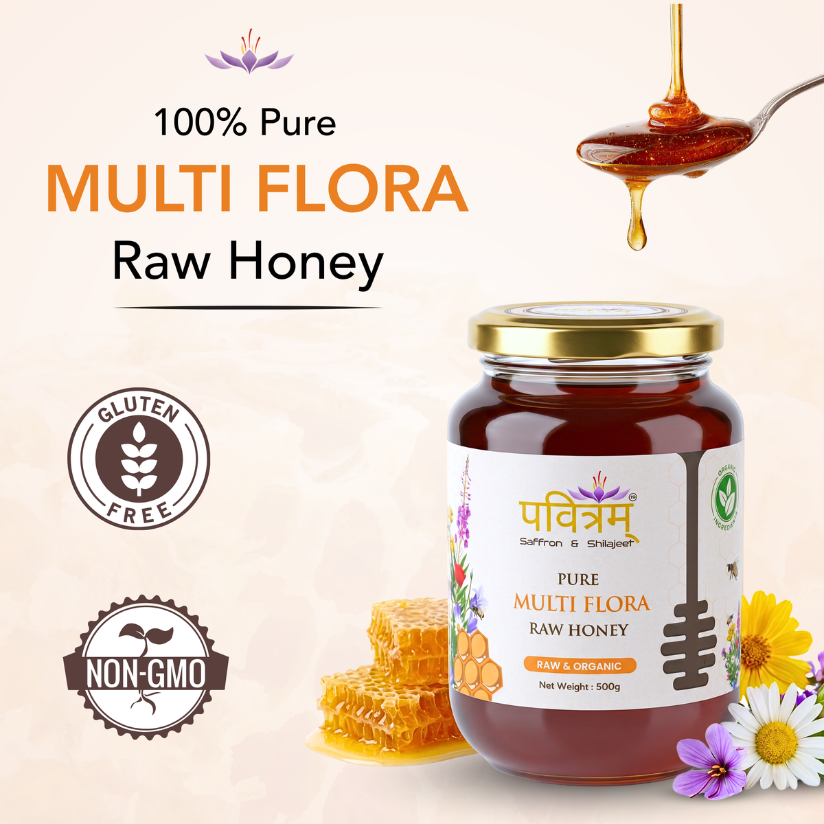 Raw Multifloral Honey