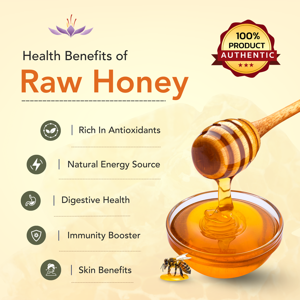 Raw Herbal Honey