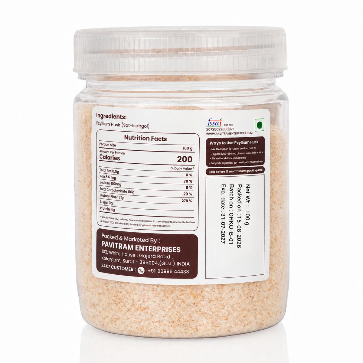 Psyllium Husk / Isabgol